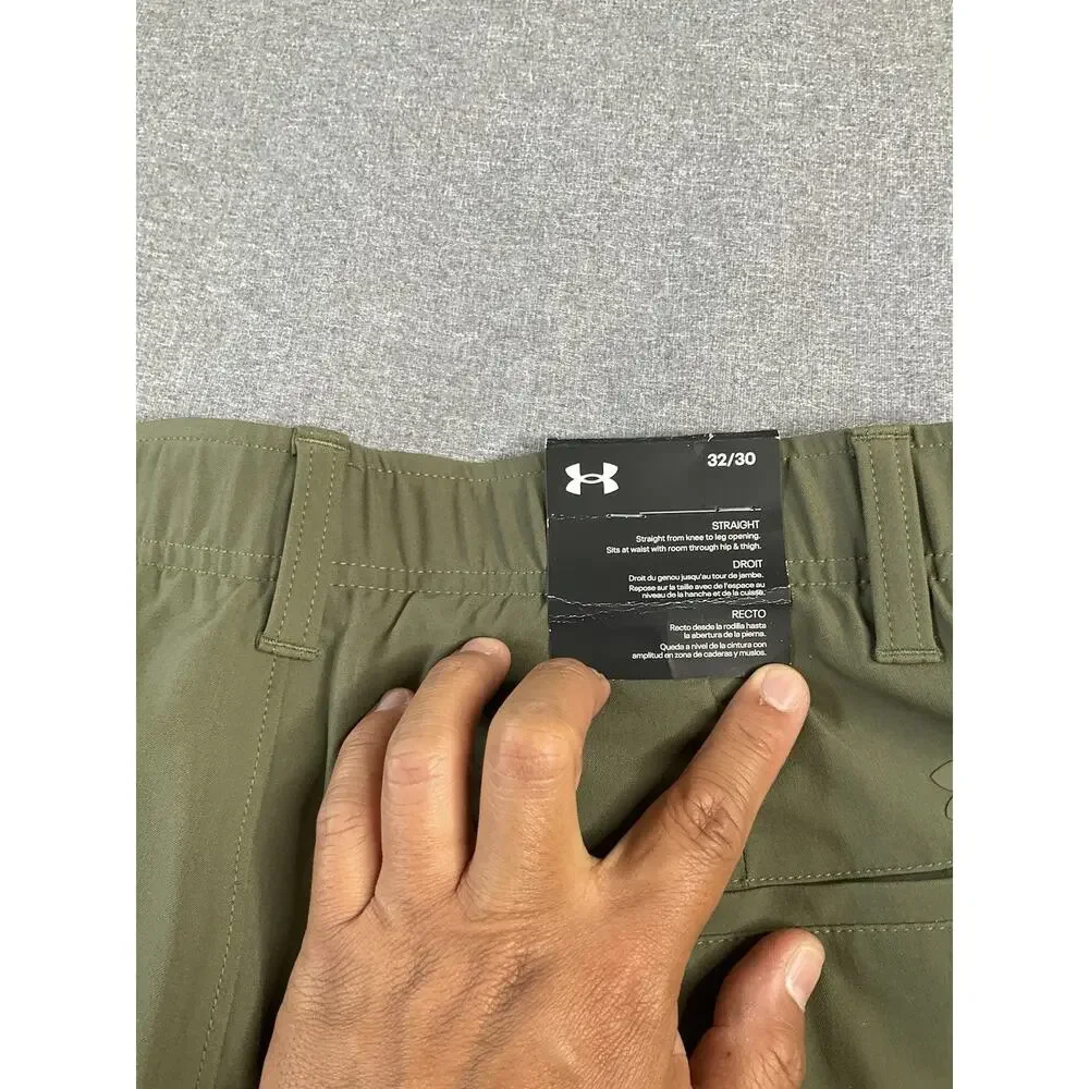 Under Armour Match Play Straight Fit Golf Pants - Men's 32x30 ~ $85.00 Green
